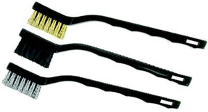 Hyde Tools 46640 Mini Nylon Bristle Brush, 3/Bag