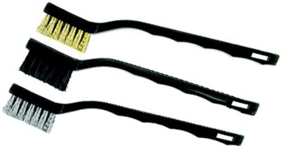 Hyde Tools 46640 Mini Nylon Bristle Brush, 3/Bag