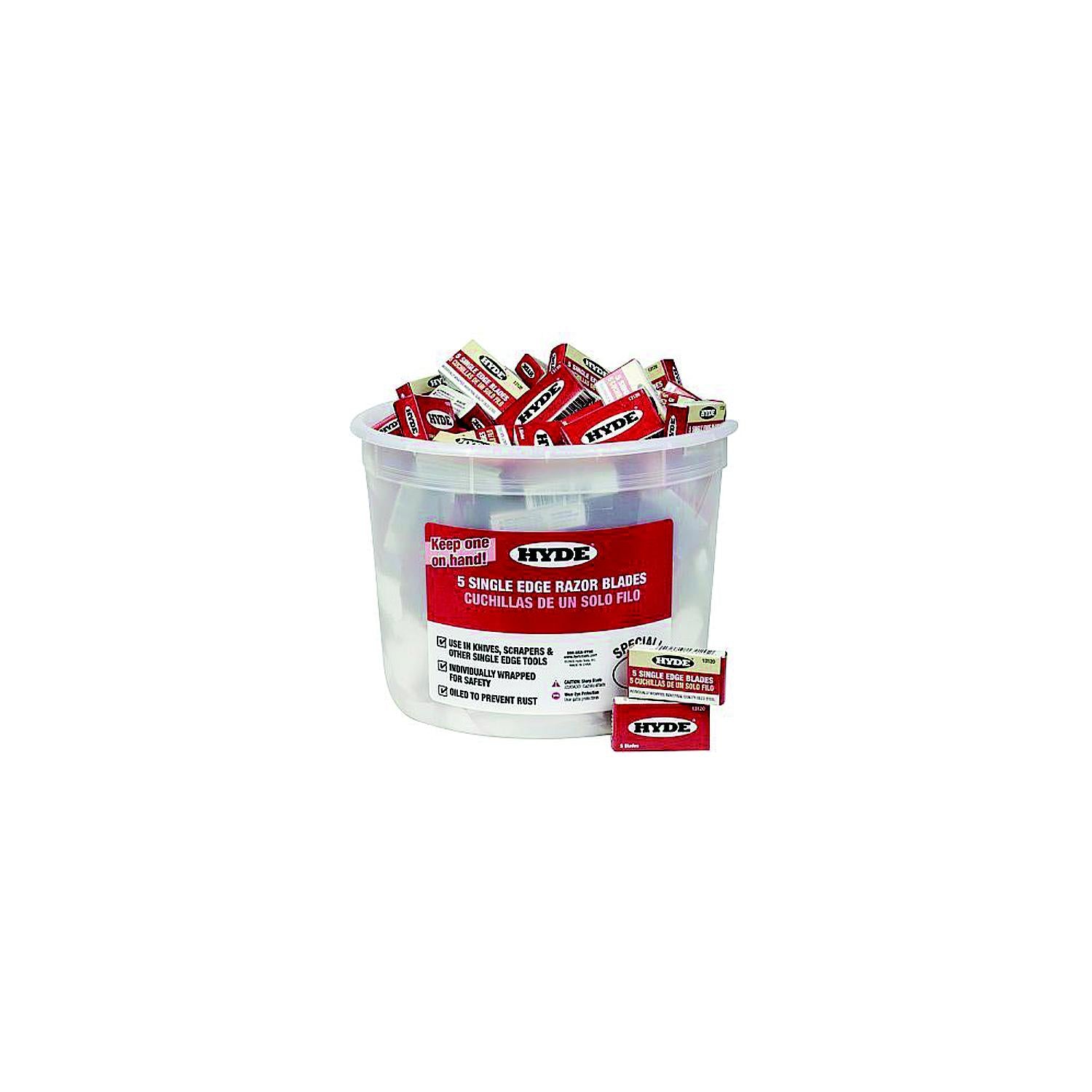 Hyde Tools 49500 Razor Blade Pail