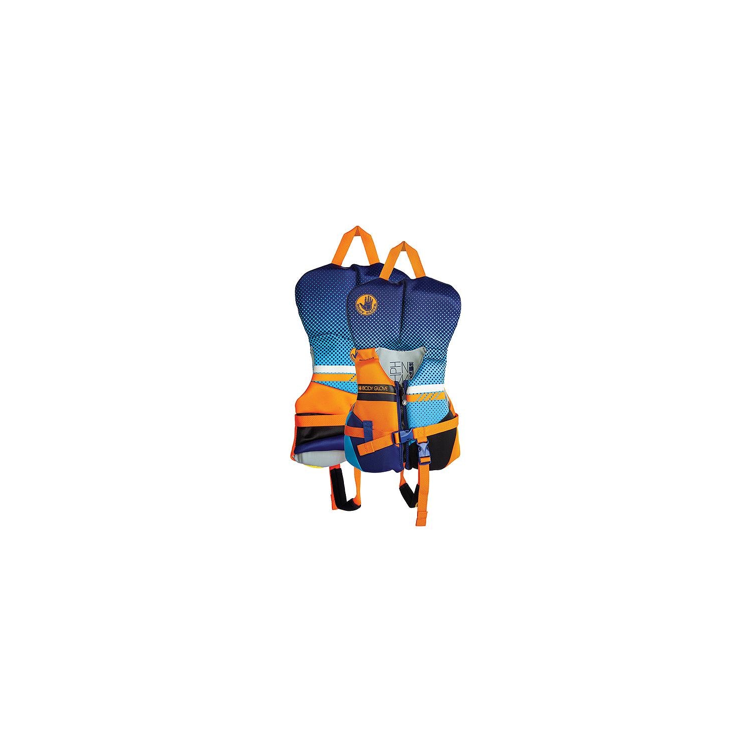 Body Glove Vests 23224IBLUORG Infant Phantom Evoprene Vest, Blue/Orange