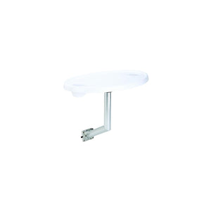 GARELICK 75359 Oval Acrylic Table, Side Mt.