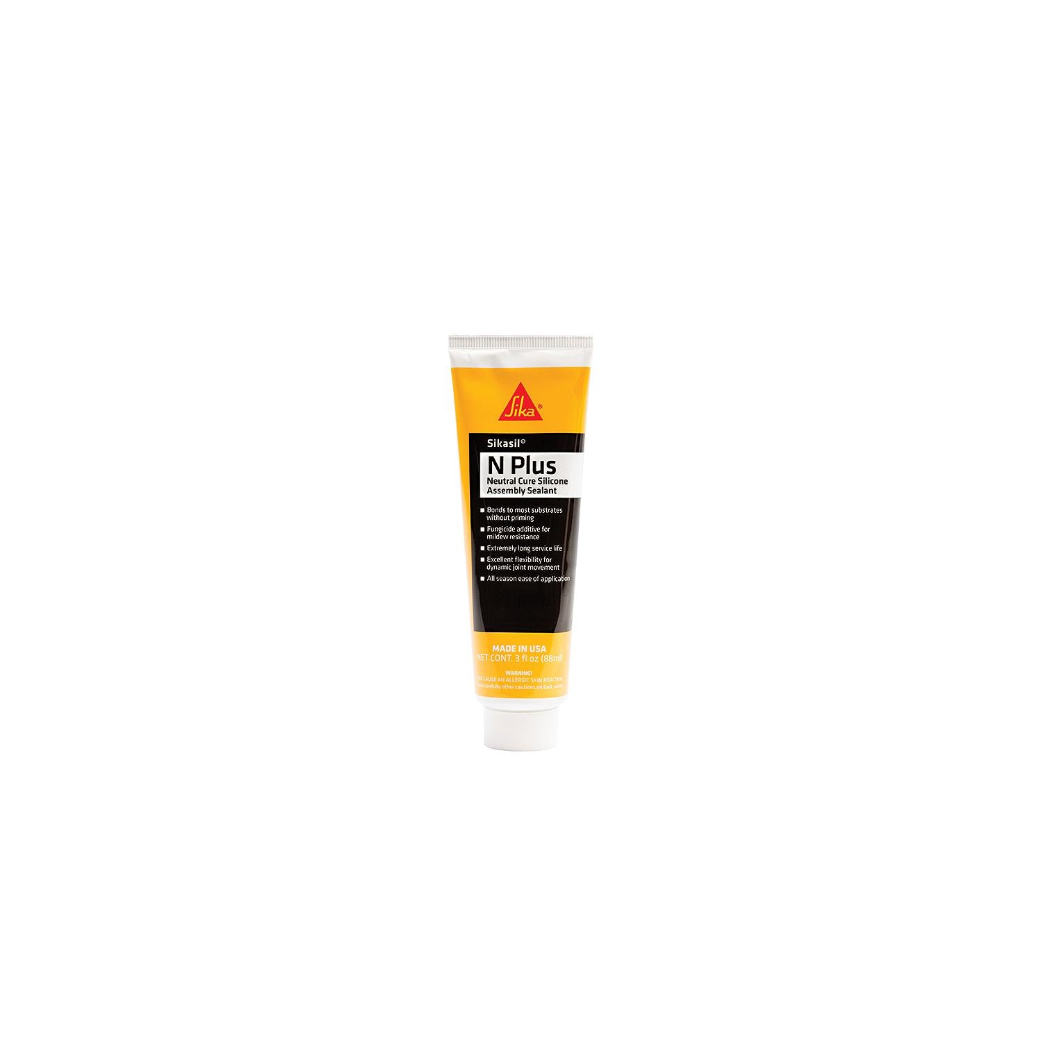 Sikaflex 610588 SikaÂ® SikasilÂ®-N Plus, White, 3 oz. Tube