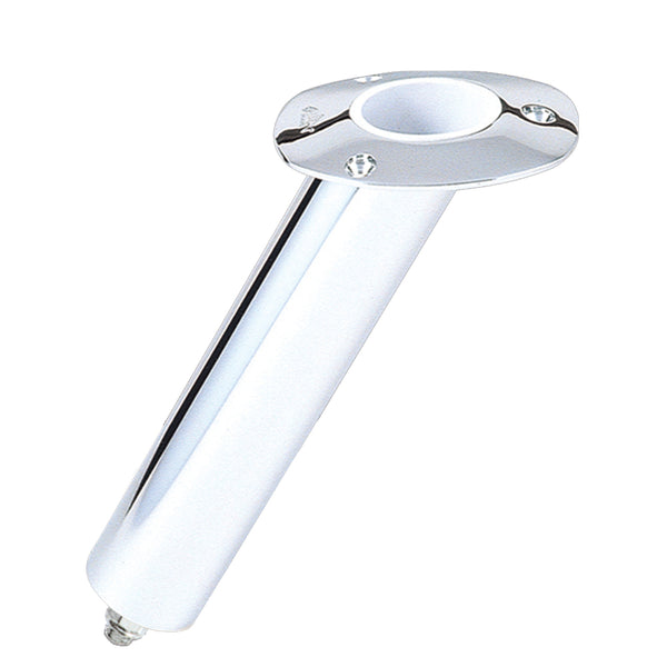 Lee's 30 Degree Stainless Steel Swivel Base Flush Mount Rod Holder 2.25" OD X 10.5" Tube [RH575]