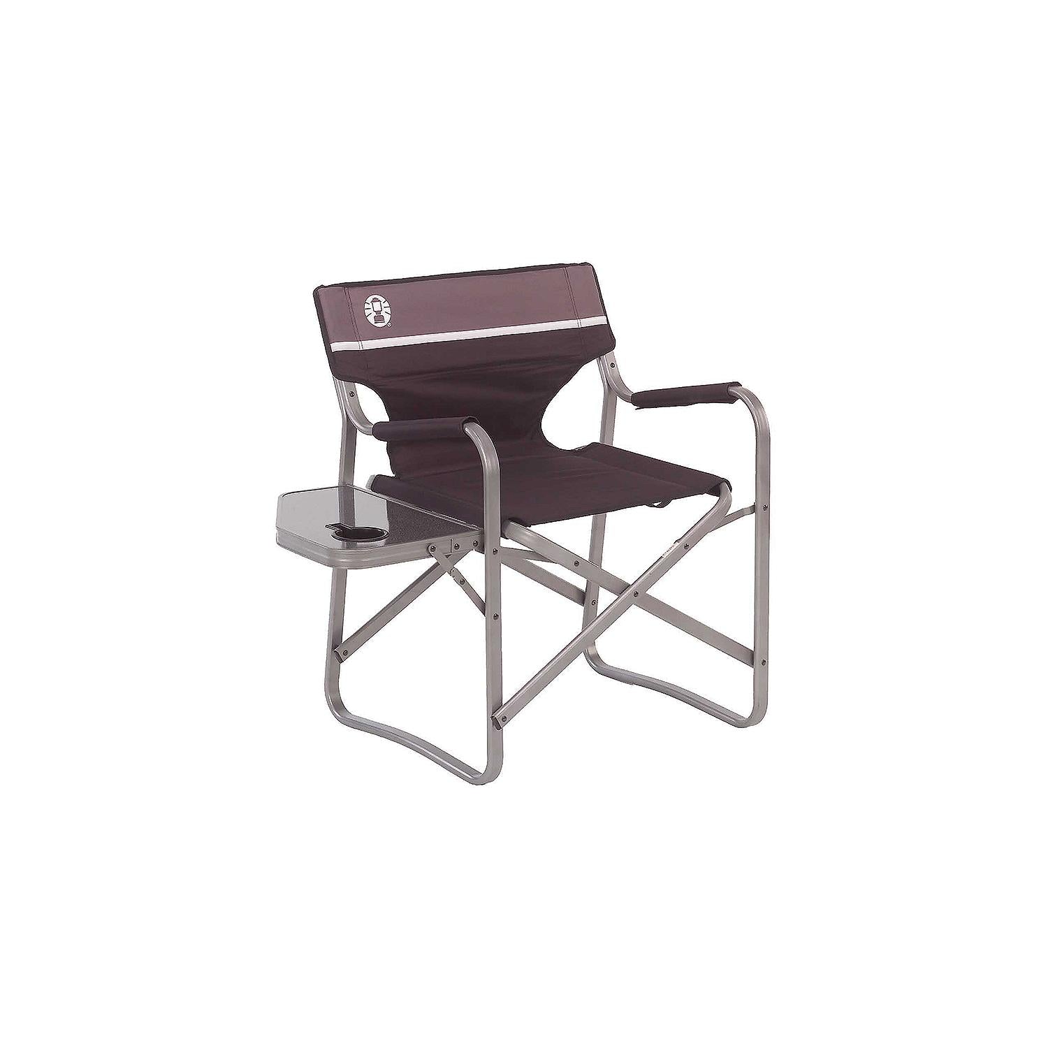 Coleman 2000020293 Aluminum Deck Chair w/Swivel Table
