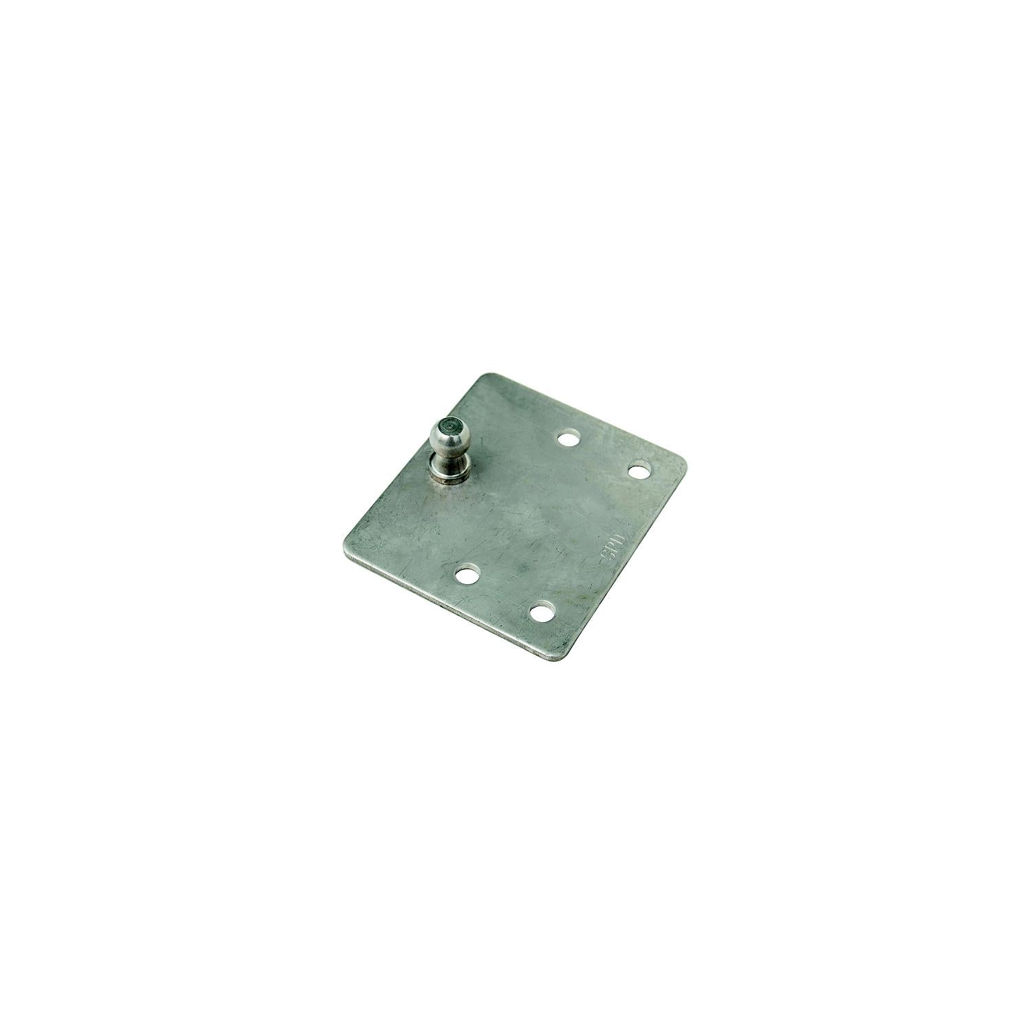 Taylor Made Products 1886 Stainless Gas Lift Hardware, Flat Mounting Brackt w/Ball Stud, Pair