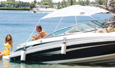 Taylor Made Products 22057 AnchorShade III With Powder Coated Aluminum Frame and 4-Point Height Adjuster 6' x Includes Carrying Case