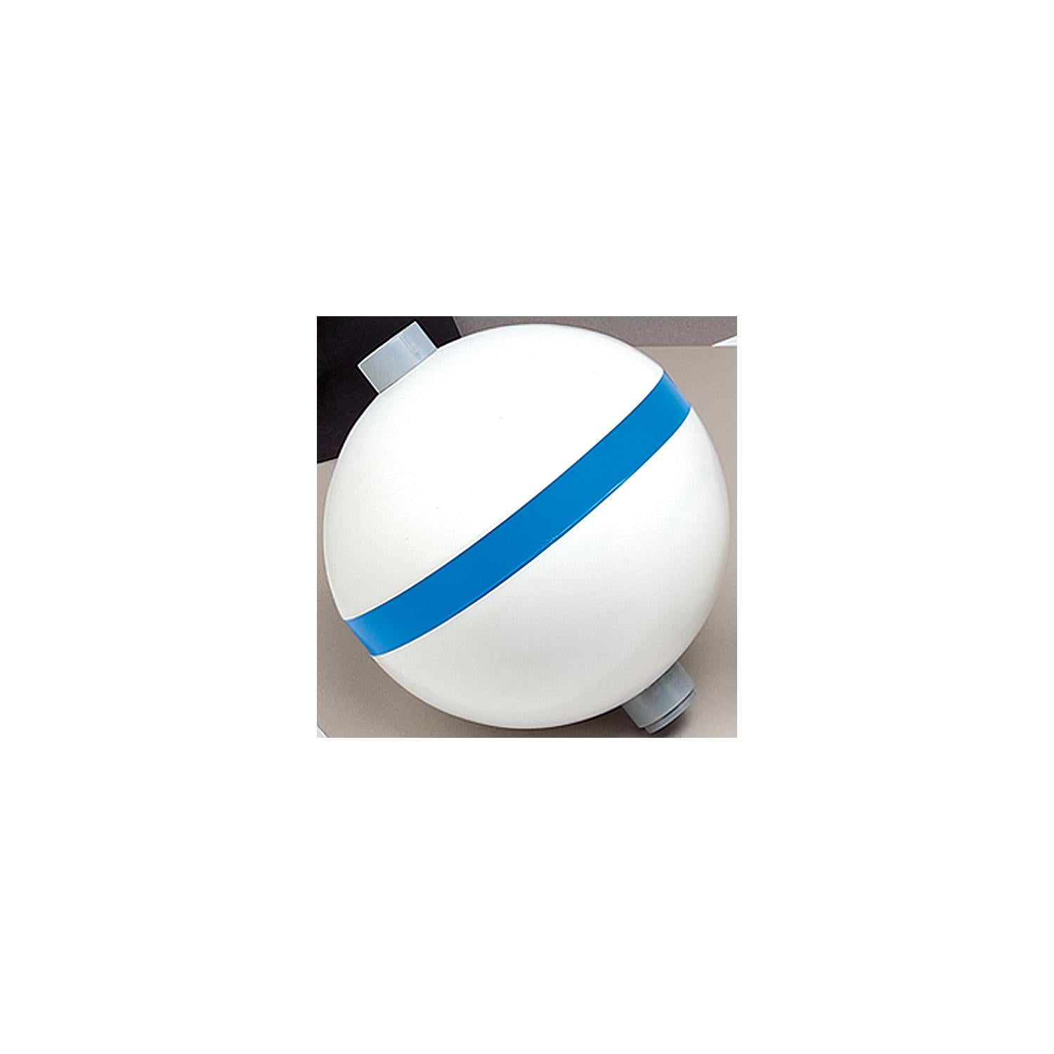 Taylor Made Products 46374 Sur-Moor T3C Mooring Buoy - White With Blue Reflective Striping