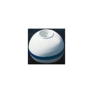 Taylor Made Products 46818 Sur-Moor Shackle Buoy - White With Blue Reflective Striping
