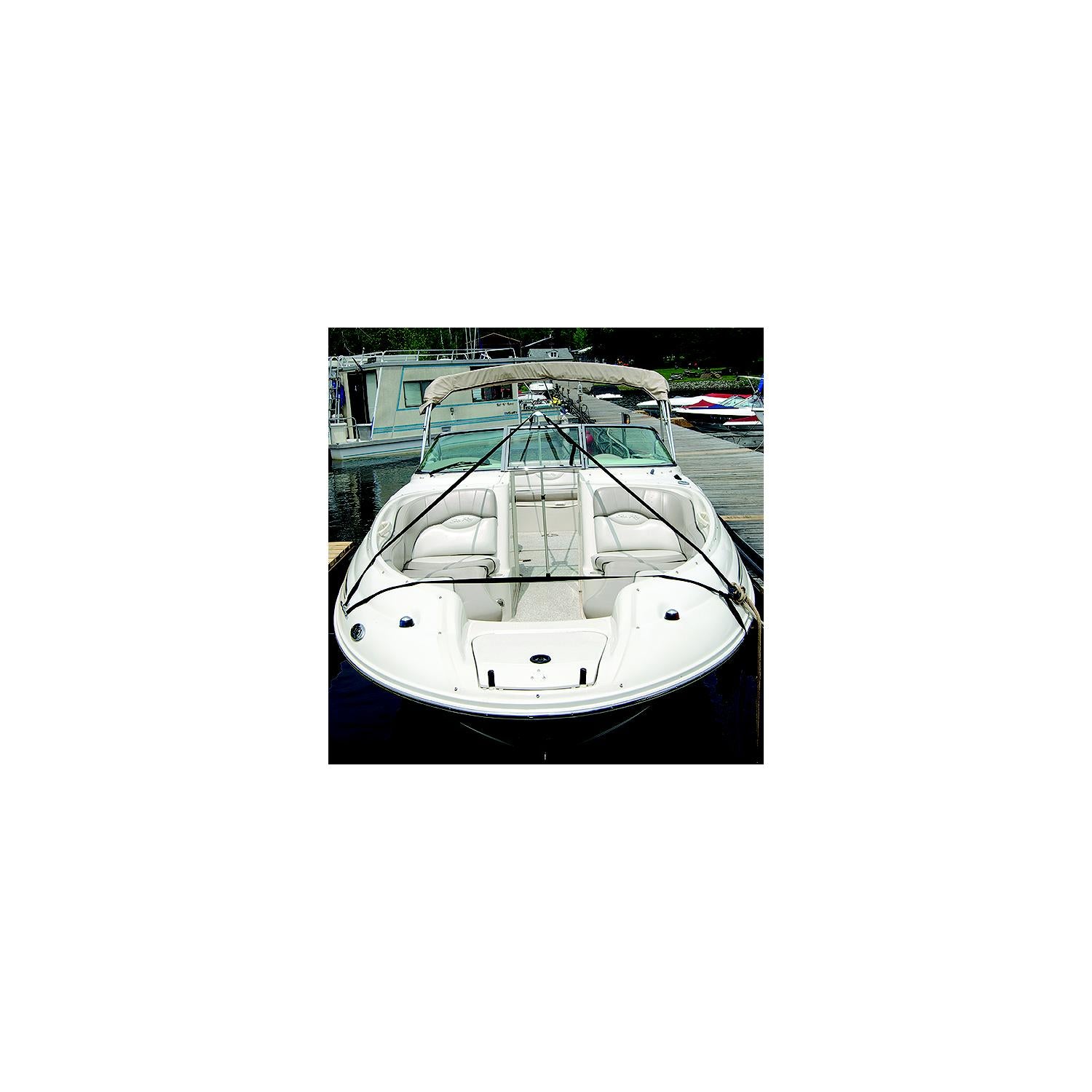 Taylor Made Products 55741 Boat Cover Support System Includes 50' Webbing, Quick Release Buckles and a Pole