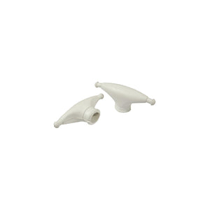 Taylor Made Products 960027 Rubber Spreader Boots - White (Sold in Pairs)