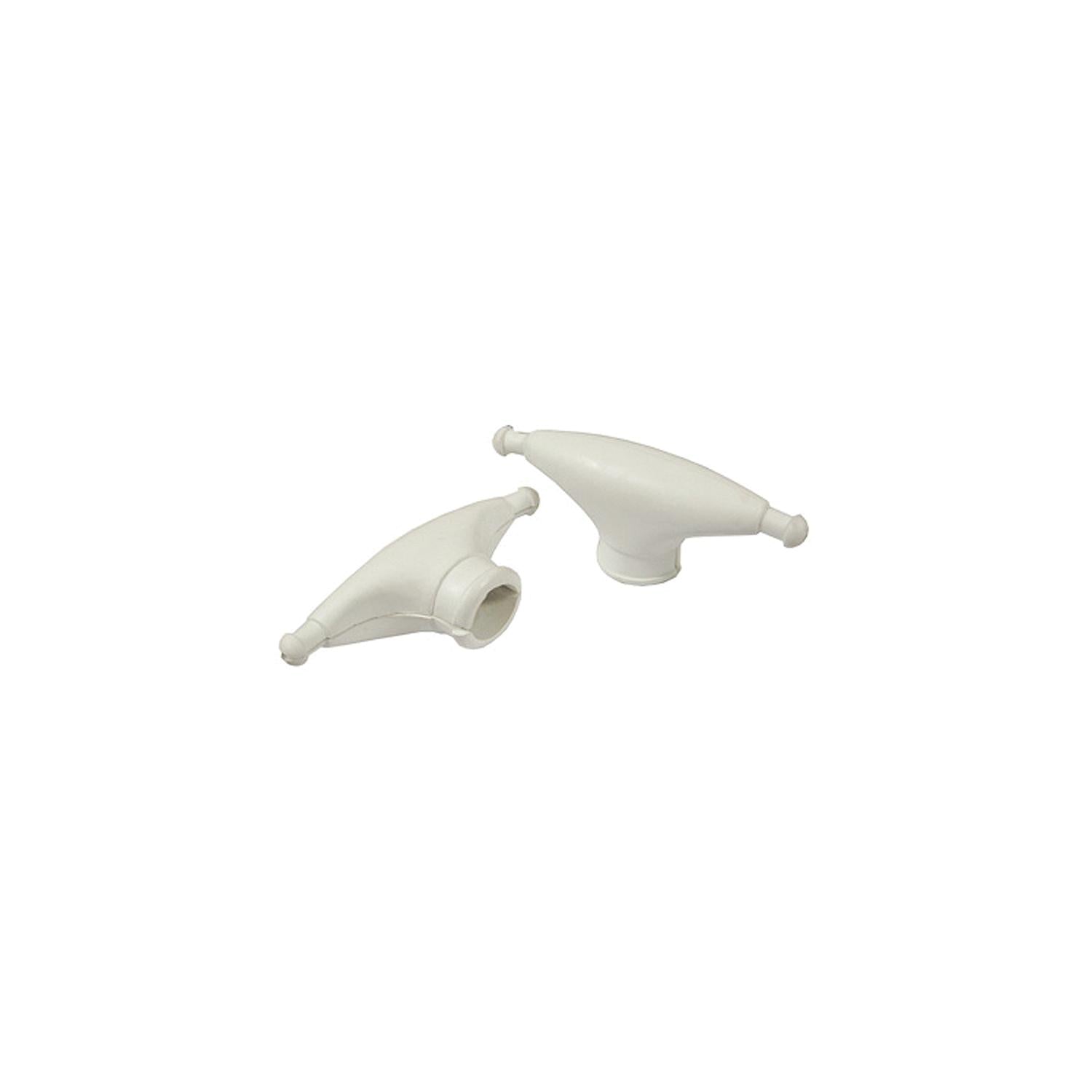 Taylor Made Products 960026 Rubber Spreader Boots - White (Sold in Pairs)