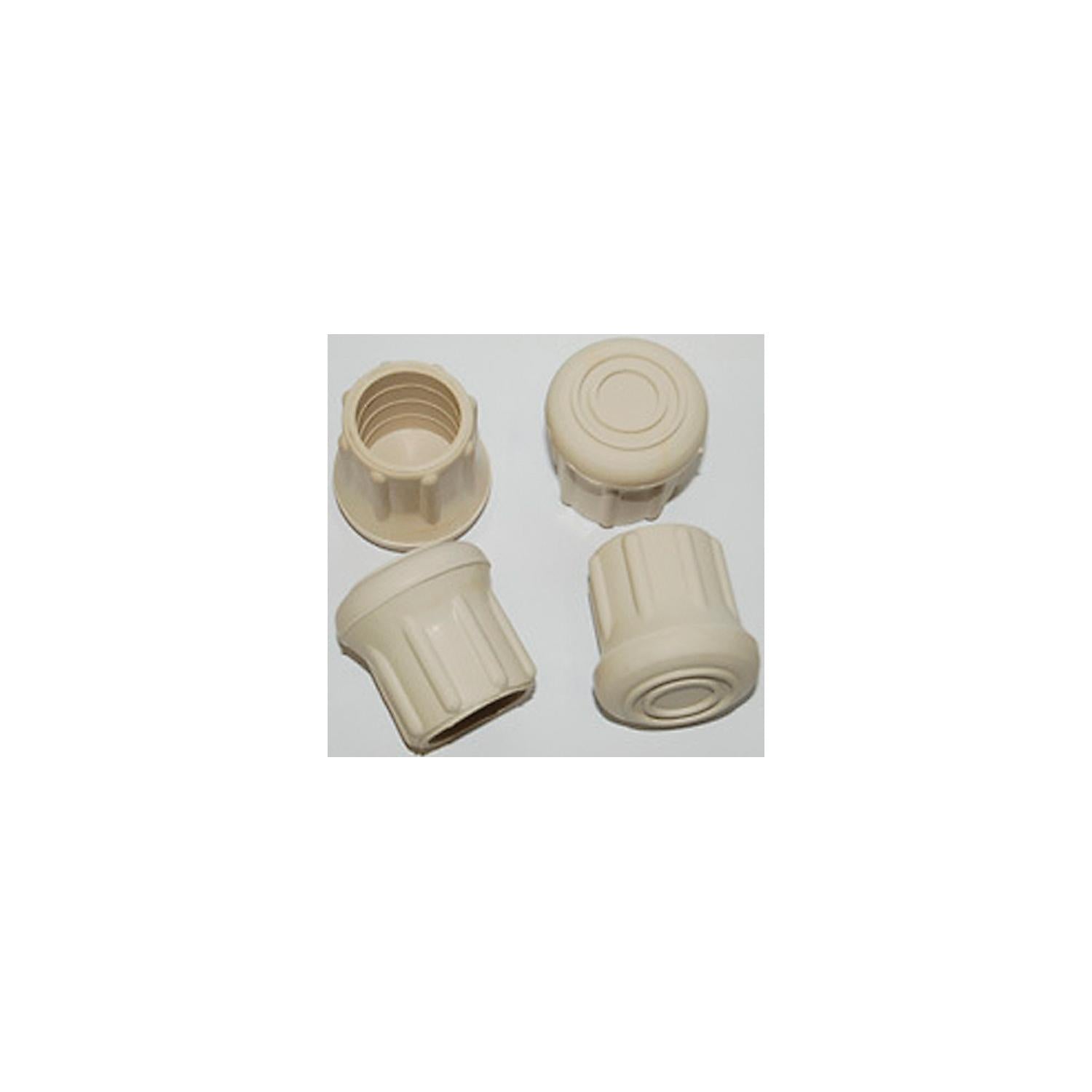 Taylor Made Products 96026 Rubber Chair Tips - White (4 Per Pack)