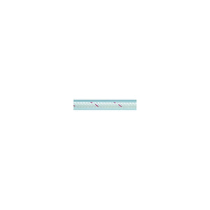 New England Rope 21001400600 White Sta-Set Polyester Double Braid, 7/16