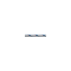 New England Rope 21130800600 Blue Sta-Set Polyester Double Braid, 1/4