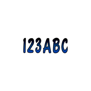 Hardline Products BMBKG200 Series 200 Registration Kit, Cursive Font With Top to Bottom Color Gradations (Includes 4 Sets of 3