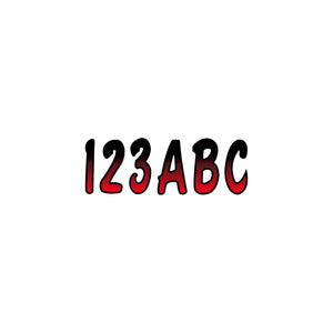 Hardline Products REBKG200 Series 200 Registration Kit, Cursive Font With Top to Bottom Color Gradations (Includes 4 Sets of 3