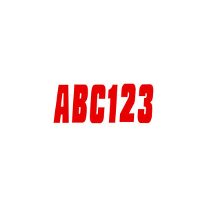 Hardline Products RED350EC Series 350 Registration Kit, Solid Color Font (Includes 4 Sets of 3