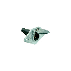Pollak Corp 11-608EP Pollack 6-Way Socket w/Rubber Boot