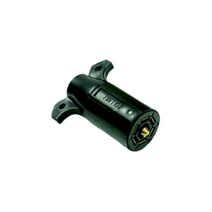 Pollak Corp 12-706 Pollack 7-Way Black Plastic Trailer End Plug Only, Bulk