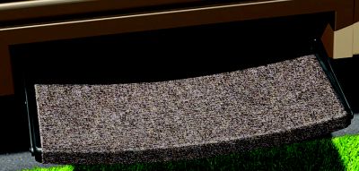 Prest-O-Fit 2-0394 20394 Outrigger Universal RV Step Rug, Black Onyx