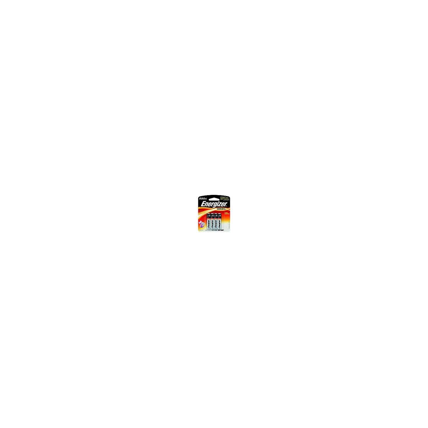 Eveready Battery E92BP4 Energizer AAA Batteries, 4/pk @12