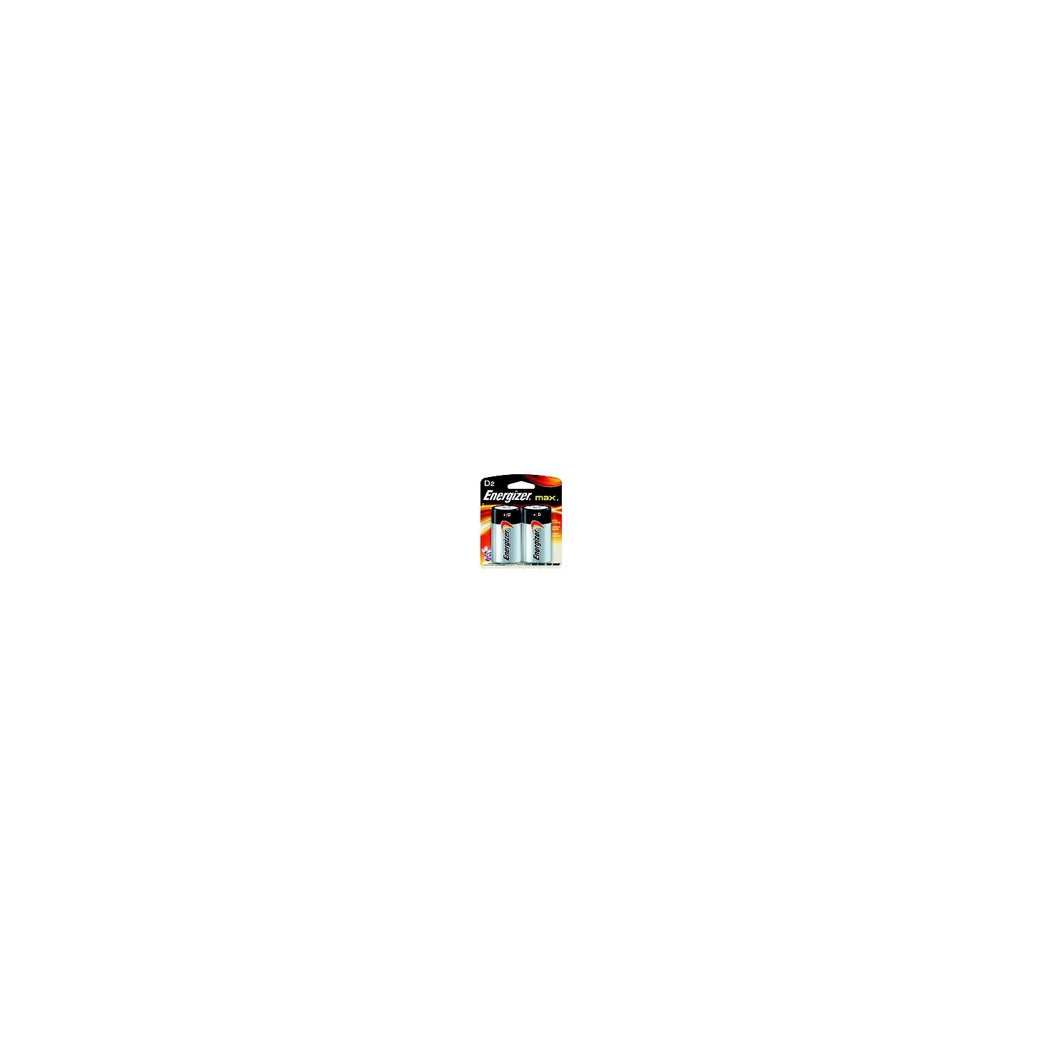 Eveready Battery E95BP2 Energizer D Batteries, 2/pk @12
