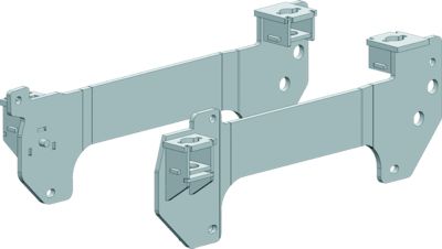 Pullrite 2330 ISR Series 24K SuperRail Mounting Kit for 2003-2012 Dodge 2500 & 3500 Pickup Trucks