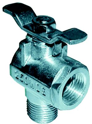 Groco FV-590-S FV-590 Stainless 90Â° Fuel Valve 1/2