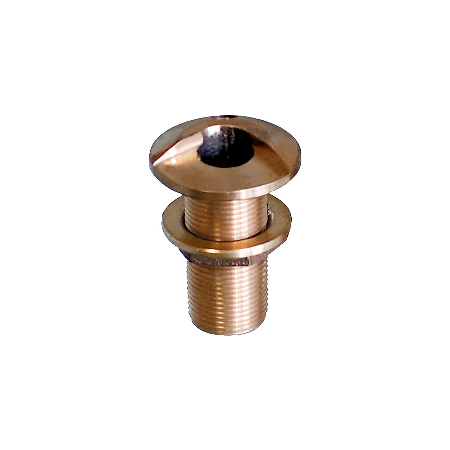 Groco HSTH-750-W HSTH Bronze High Speed Standard Length Thru-Hull w/Nut 3/4