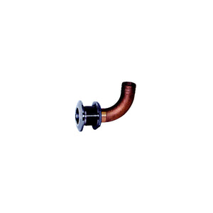 Groco HTHC-2000-S HTHC-S #316 SS Hose Thru-Hull 90 Degree With Bronze Nut