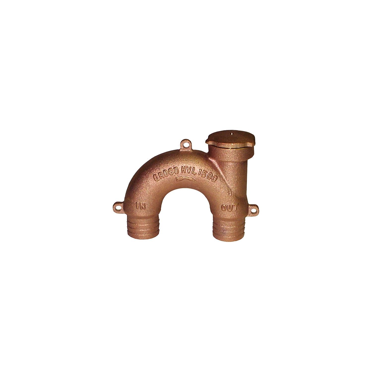 Groco HVL-1500 HVL1500 Bronze Vented Loop For Hose