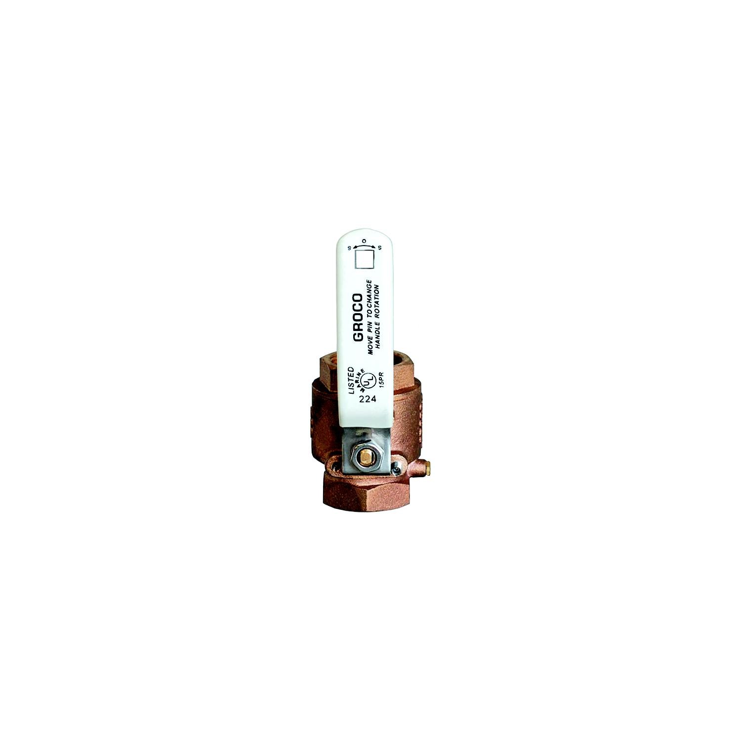 Groco IBV-4000 IBV4000 Bronze Full-Flow In-Line Ball Valve