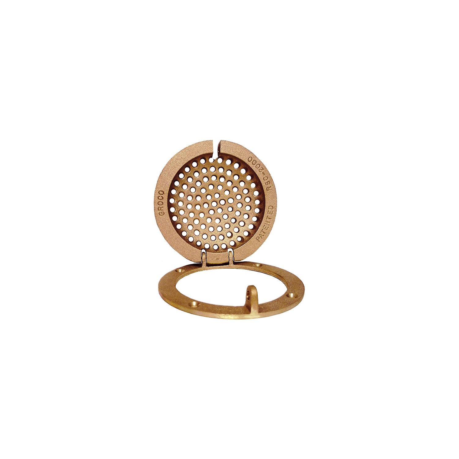 Groco RSC-1000 RSC Bronze Round Hull Strainer With Access