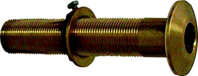 Groco THXL-1000-W THXL Bronze Extra-Length Thru-Hull With Nut, NPS Thread