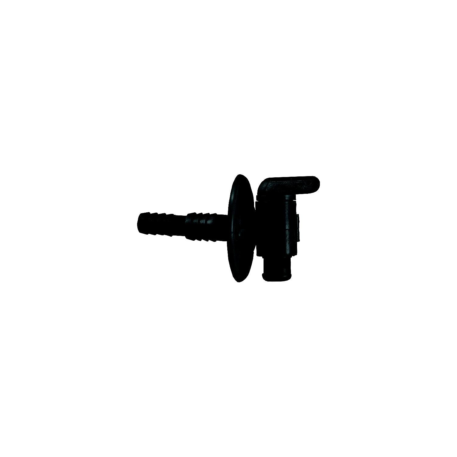 JR Products 04-62415 0462415 Dual Barbed Drain Cock, Black
