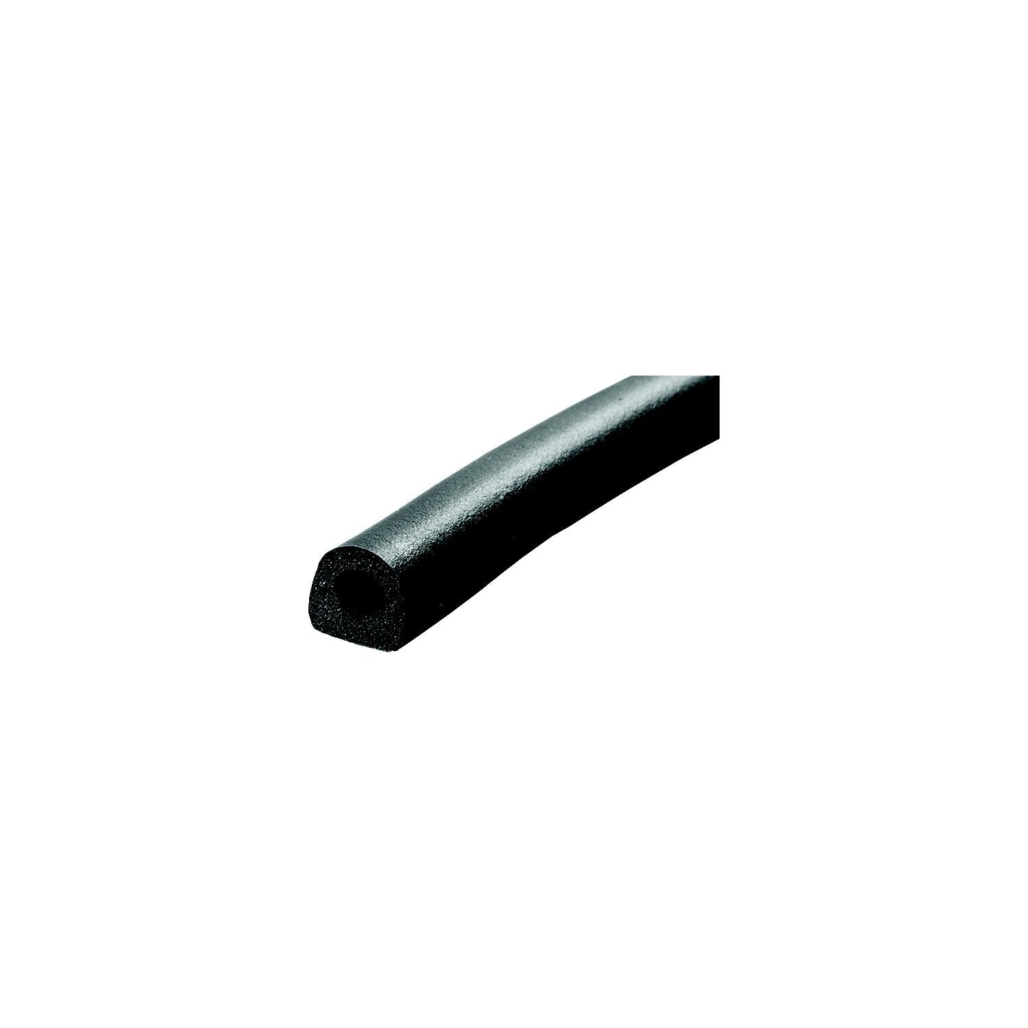 JR Products 06-30115 0630115 D Shaped EPDM Sponge Rubber Seal, 25'