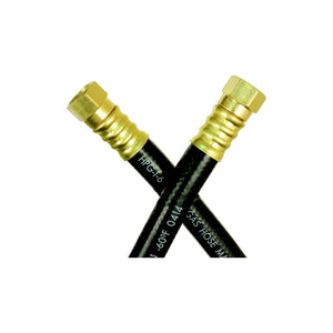 JR Products 07-31365 RV Rubber LP Supply Hose with (2) 3/8