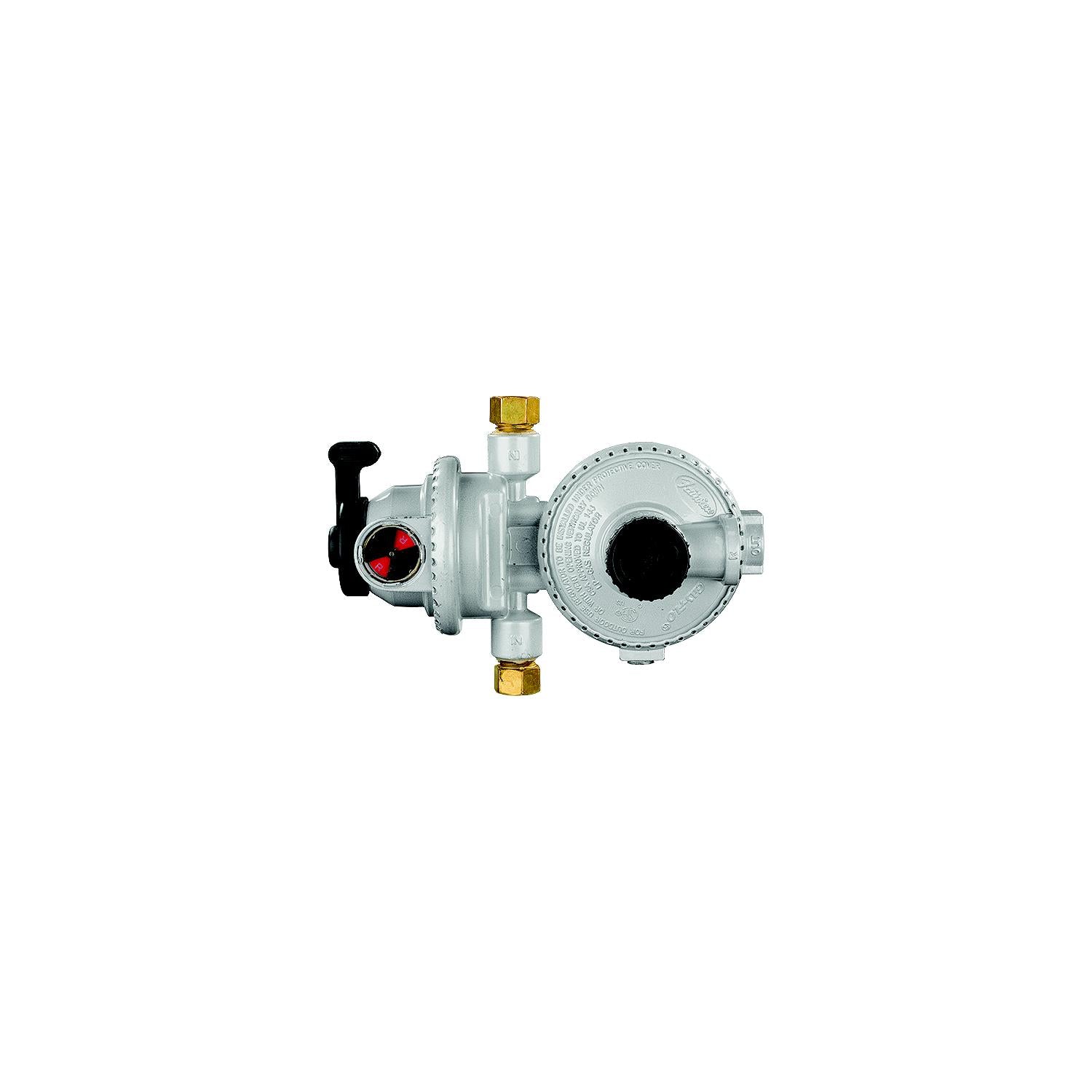JR Products 07-31525 Low Pressure 2-Stage Automatic Changeover Regulator
