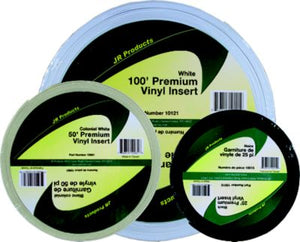 JR Products 10131 Vinyl Insert - Premium, 100' Colonial White