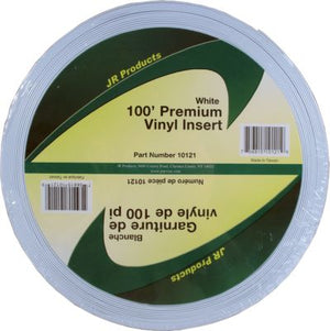 JR Products 10121 Vinyl Insert - Premium, 100' White