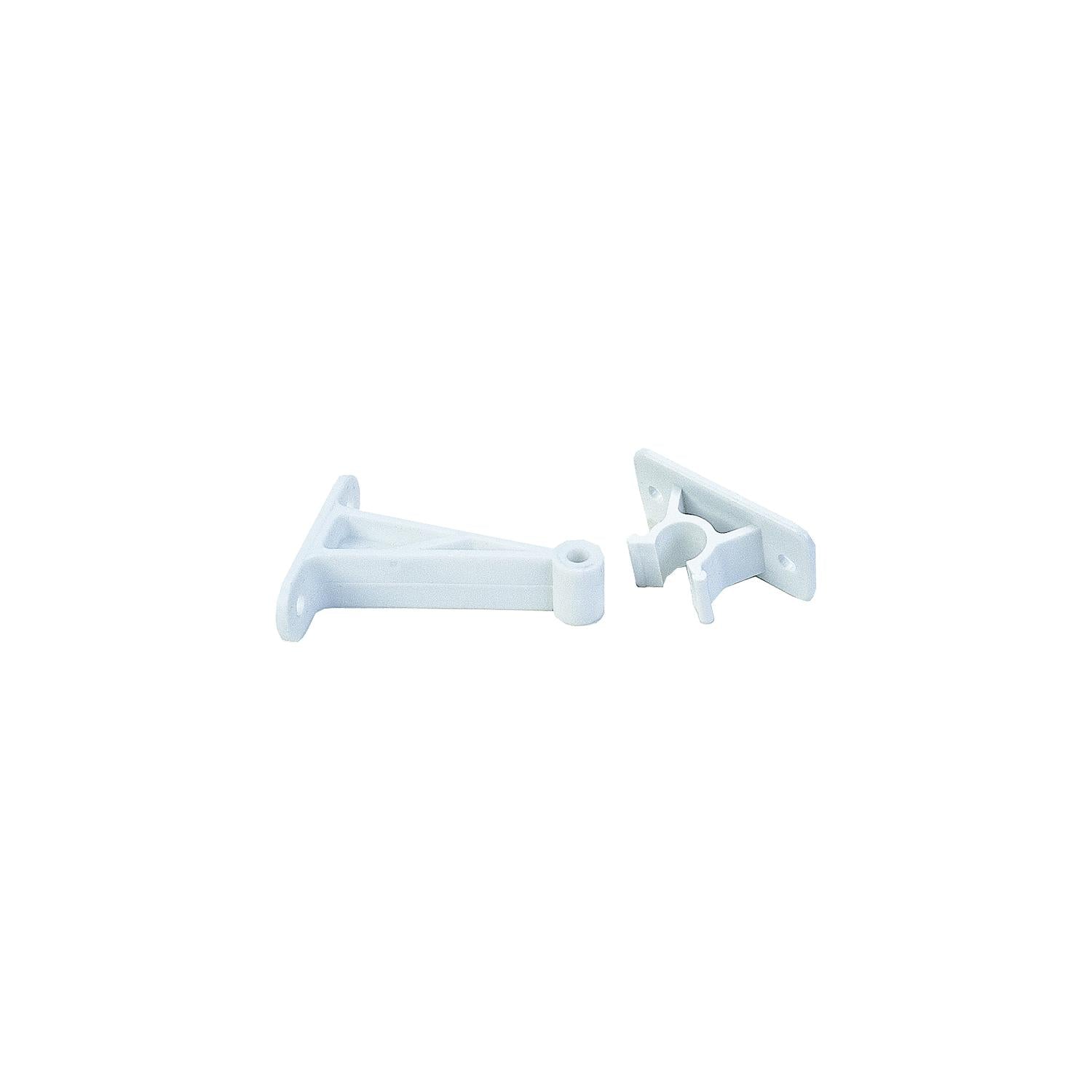 JR Products 10374 C-Clip Style Door Holder - Plastic, 5-1/2