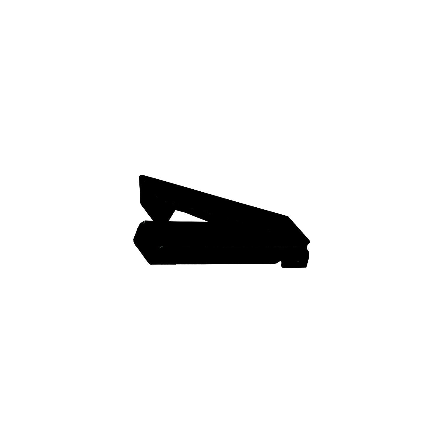 JR Products 10225 Square Baggage Door Catch, Black, 2/pk