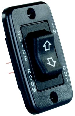 JR Products 12355 Low Profile RV Slide Out Switch with Bezel