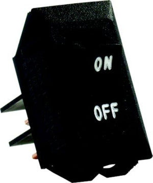 JR Products 12595 Labeled 12V On/Off Switch, Black