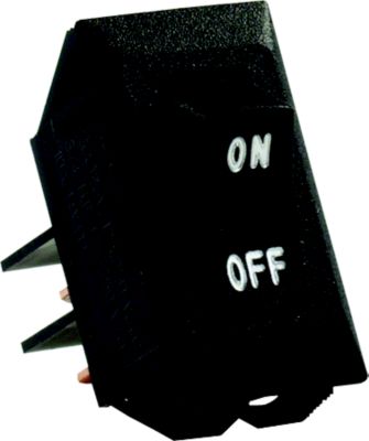 JR Products 12595 Labeled 12V On/Off Switch, Black