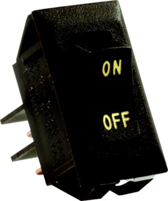 JR Products 12605 Labeled 12V On/Off Switch, Brown