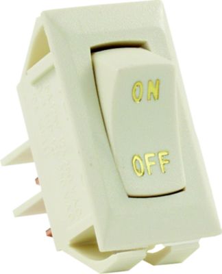 JR Products 12615 Labeled 12V On/Off Switch, Black