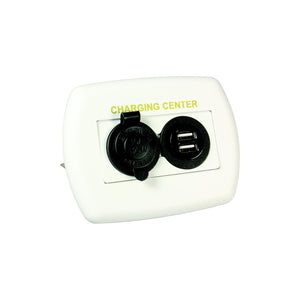 JR Products 15085 RV 12V/USB Charging Center