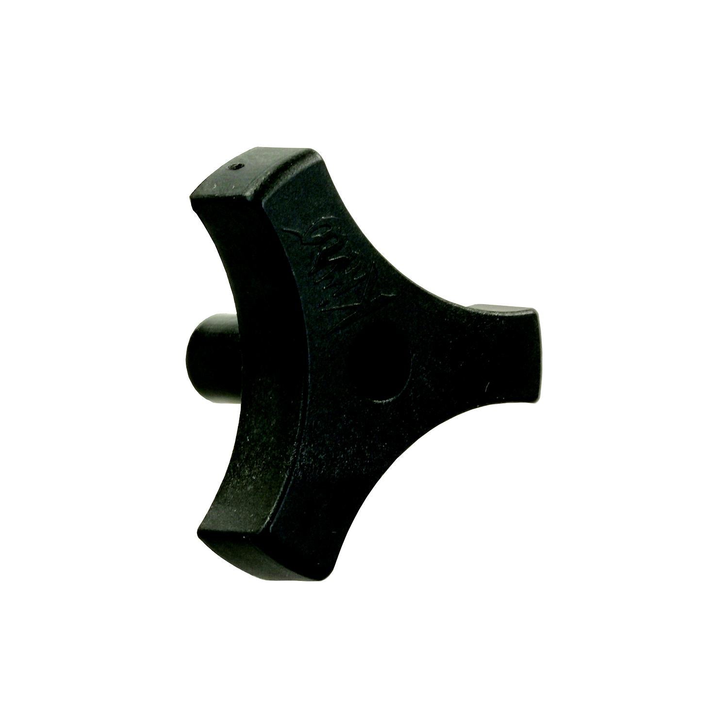 JR Products 20195 Tri-Lug Window Knob, Black