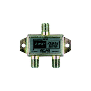 JR Products 47355 2-Way 2 GHz Hd/Satellite Line Splitter